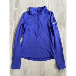 Used girls Nike Dri-Fit 1/4 zip sweater XS